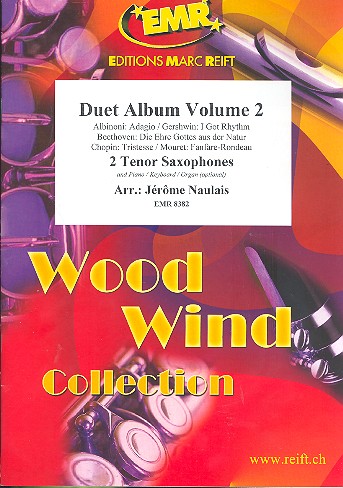 Duet Album vol.2 for 2 tenor saxophones&nbsp;&nbsp;(piano/keyboard/organ ad lib)&nbsp;&nbsp;2 scores