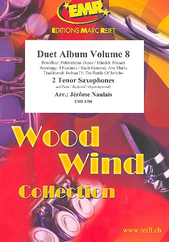 Duet Album vol.8 for 2 tenor saxophones&nbsp;&nbsp;(piano/keyboard/organ ad lib)&nbsp;&nbsp;2 scores