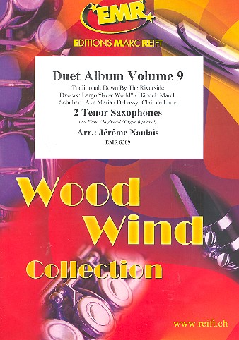 Duet Album vol.9 for 2 tenor saxophones&nbsp;&nbsp;(piano/keyboard/organ ad lib)&nbsp;&nbsp;2 scores