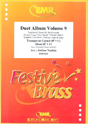 Duet Album vol.9 for trumpet (cornet) and&nbsp;&nbsp;horn (piano/keyboard/organ ad lib)&nbsp;&nbsp;2 scores