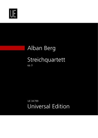 Streichquartett op.3&nbsp;&nbsp;Studienpartitur&nbsp;&nbsp;