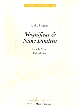 Magnificat  un  Nunc dimittis  für Frauenchor und Orgel  Partitur