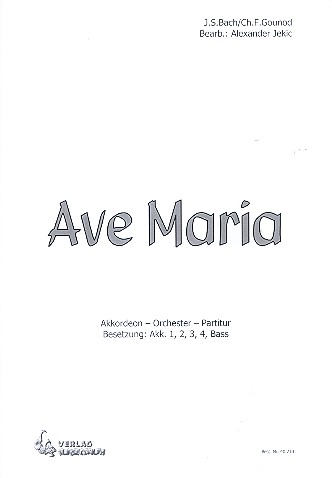 Ave Maria für Akkordeonorchester  Partitur  