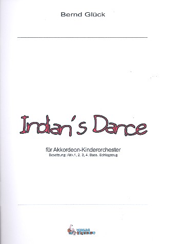 Indian's Dance für Akkordeonorchester  Partitur  