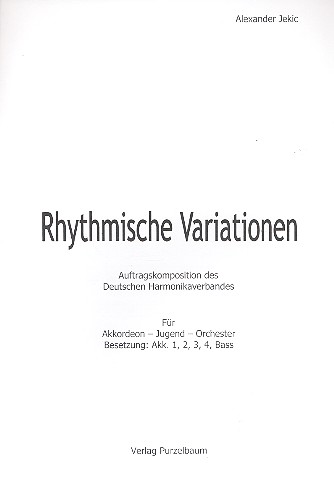 Rhythmische Variationen  für Akkordeonorchester  Partitur