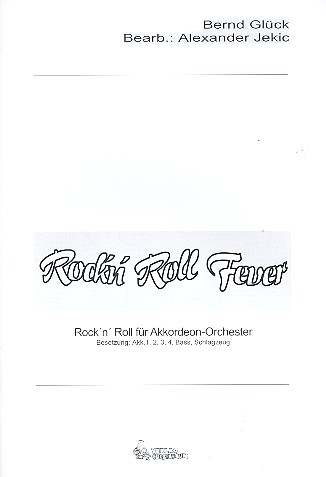 Rock'n'Roll Fever für Akkordeonorchester  Partitur  