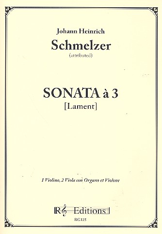 Sonata à 3 for violin, 2 viols, organ&nbsp;&nbsp;and violone and organ&nbsp;&nbsp;score and parts (organ not realized)