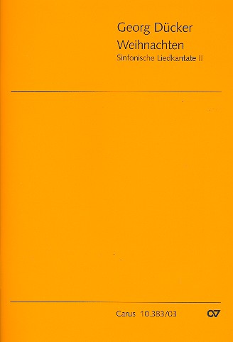 Weihnachten für gem Chor und Orchester&nbsp;&nbsp;(Gemeinde ad lib)&nbsp;&nbsp;Klavierauszug