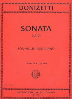 Sonata&nbsp;&nbsp;for violin and piano&nbsp;&nbsp;