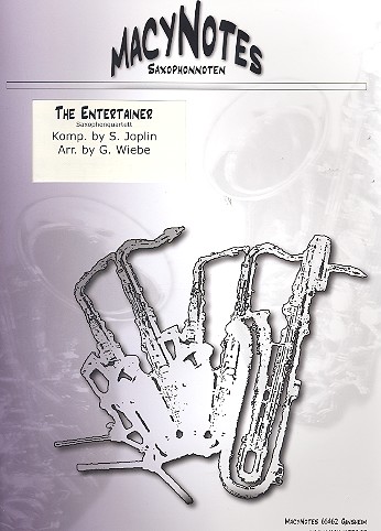The Entertainer  für 4 Saxophone (SATB)  Partitur und Stimmen