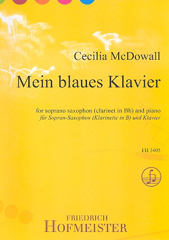 Mein blaues Klavier für Sopransaxophon&nbsp;&nbsp;(Klarinette) und Klavier&nbsp;&nbsp;