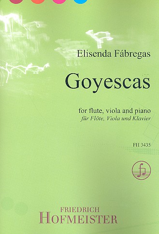 Goyescas   für Flöte, Viola und Klavier  Partitur und Stimmen