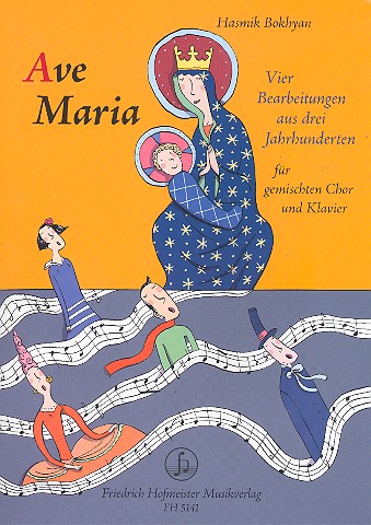 Ave Maria  für gem Chor und Klavier  Partitur