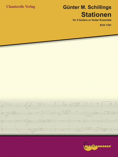 Stationen&nbsp;&nbsp;for 4 guitars (ensemble)&nbsp;&nbsp;score and parts