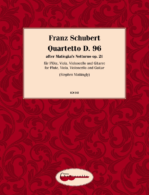 Quartett D96 op.21&nbsp;&nbsp;for flute, guitar, viola and cello&nbsp;&nbsp;score and parts