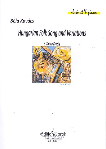 Hungarian Folks Song and Variations  for clarinet and piano  