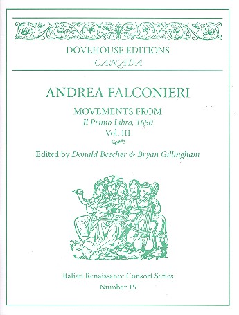 Movements from Il primo libro vol.3  for consort ensemble  score and parts