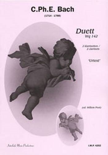 Duett WQ142 für 2 Klarinetten  Partitur und Stimmen  