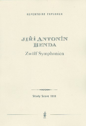 12 Sinfonien  für Orchester  Studienpartitur