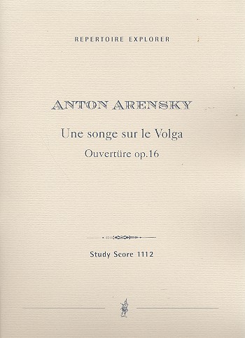 Ouvertüre zu Une songe sur le Volga op.16  für Orchester  Studienpartitur