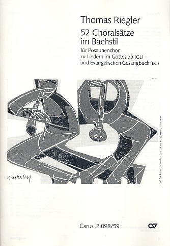 52 Choralsätze im Bachstil für Posaunenchor&nbsp;&nbsp;Spielpartitur&nbsp;&nbsp;