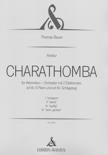 Charathomba  für Akkordeonorchester  Partitur