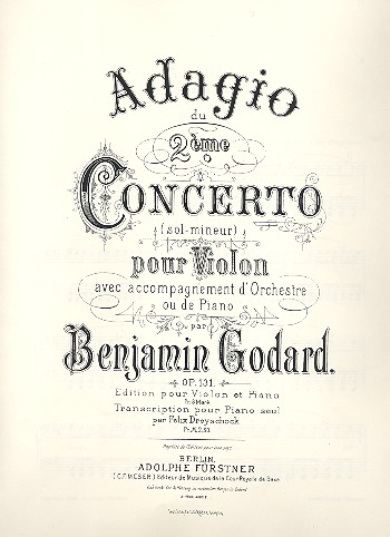 Adagio aus Konzert g-Moll Nr.2 op.131  für Klavier solo  Archivkopie
