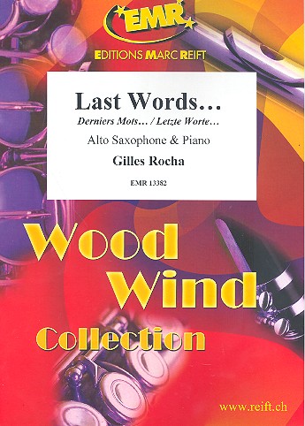 Last Words for alto saxophone and piano&nbsp;&nbsp;&nbsp;&nbsp;