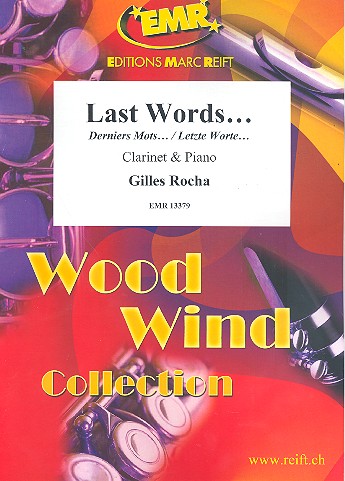 Last Words for clarinet and piano&nbsp;&nbsp;&nbsp;&nbsp;