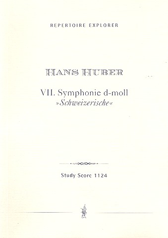 Sinfonie d-moll Nr.7 für Orchester  Studienpartitur  Die Schweizerische
