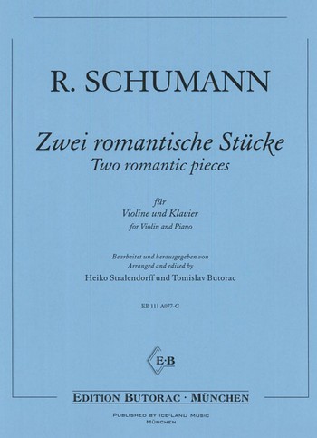 2 romantische Stücke  für Violine und Klavier  
