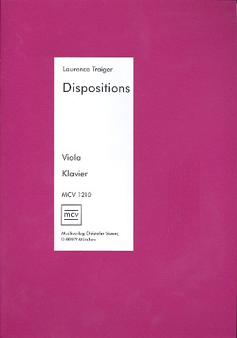 Dispositions für Viola und Klavier    
