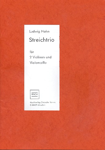 Streichtrio  für 2 Violinen und Violoncello  Partitur und Stimmen