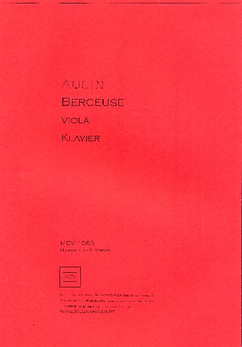 Berceuse für Viola und Klavier&nbsp;&nbsp;&nbsp;&nbsp;