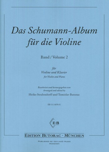 Das Schumann-Album Band 2&nbsp;&nbsp;für die Violine&nbsp;&nbsp;
