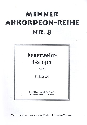 Feuerwehr-Galopp  für Akkordeon  