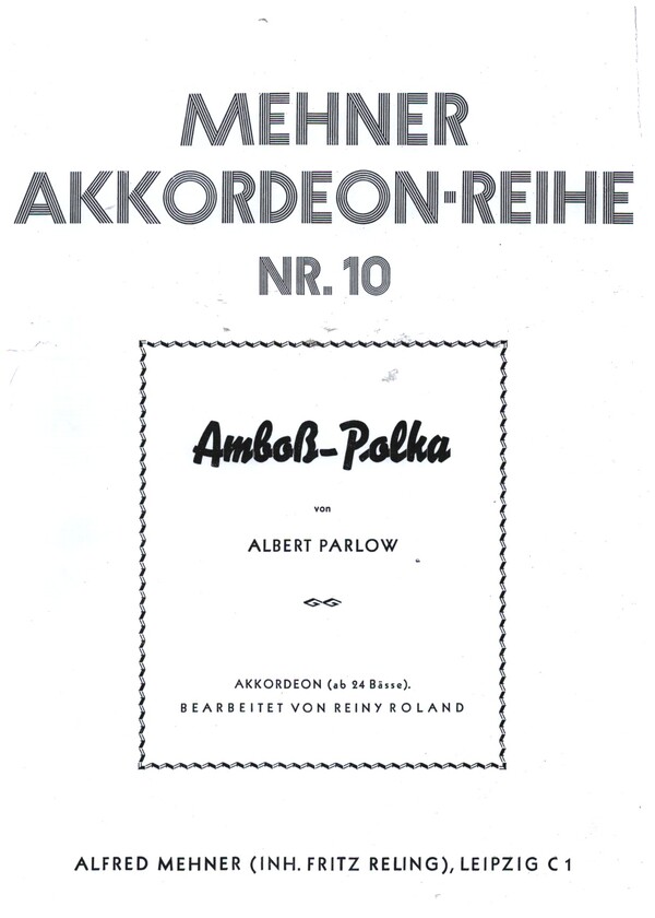 Amboss-Polka  für Akkordeon  