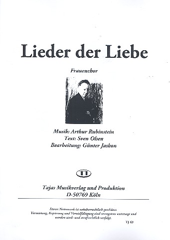 Lieder der Liebe für Frauenchor a cappella  Partitur  