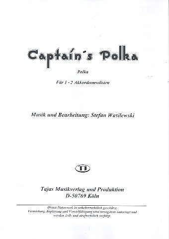 Captain's Polka für 1-2 Akkordeons  Stimmen  