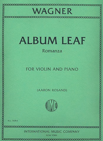 Album Leaf  for violin and piano  