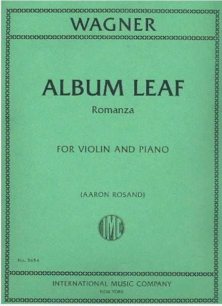 Album Leaf  for violin and piano  