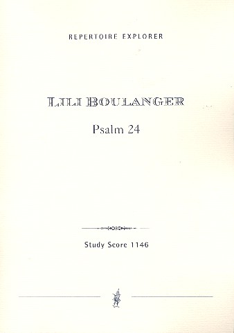 Psalm 24   für gem Chor und Orchester  Studienpartitur (en/frz)