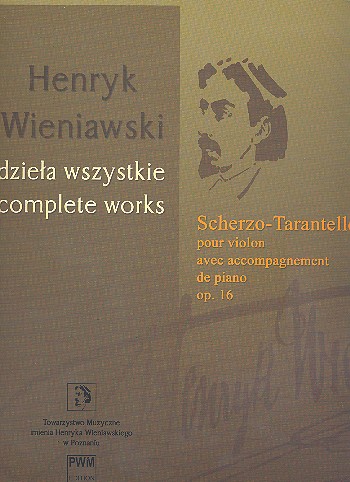 Scherzo-Tarantelle op.16   for violin and piano  