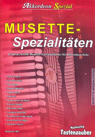 Musette-Spezialitäten  für Akkordeon  