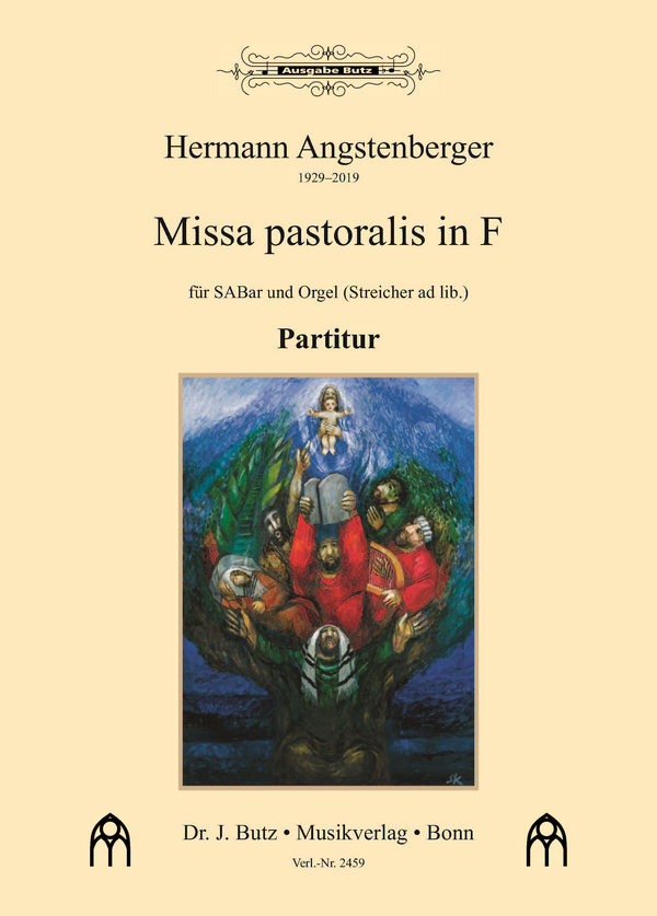 Missa pastoralis F-Dur  für gem Chor (SAM) und Orgel (Streicher ad lib)  Partitur