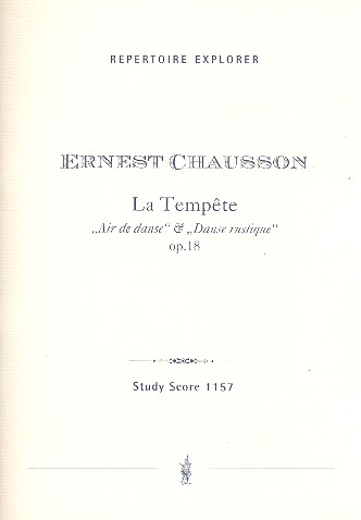 2 Stücke aus La tempête op.18  für Orchester  Studienpartitur