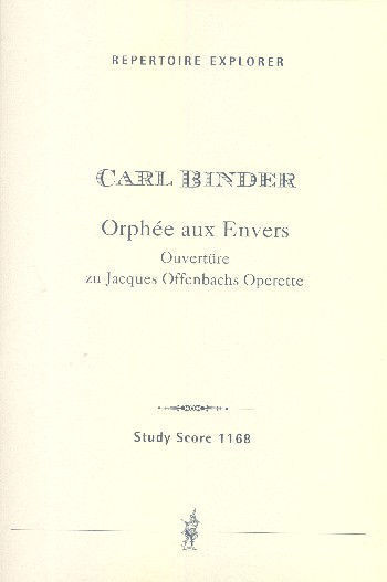 Orphée aux envers für Orchester  Studienpartitur  