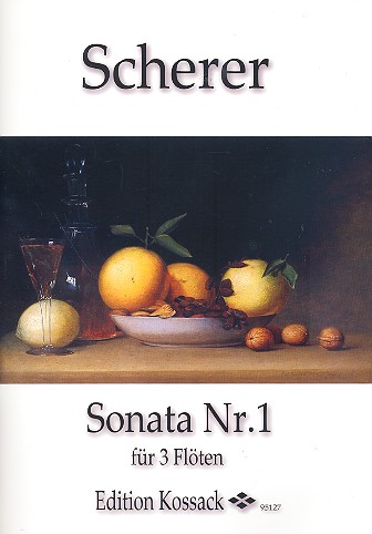 Sonate G-Dur Nr.1  für 3 Flöten  Partitur und Stimmen