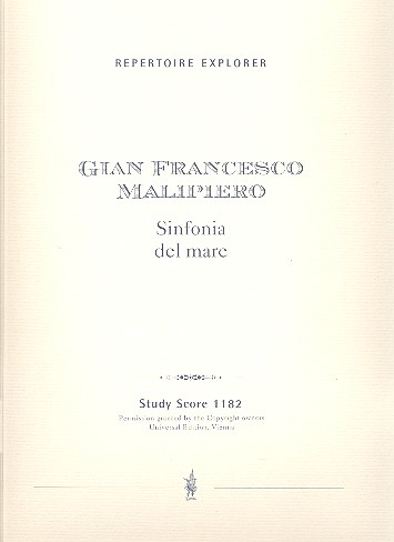 Sinfonia del mare  für Orchester  Studienpartitur (1887)