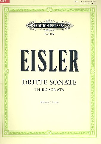 Sonate Nr.3&nbsp;&nbsp;für Klavier&nbsp;&nbsp;